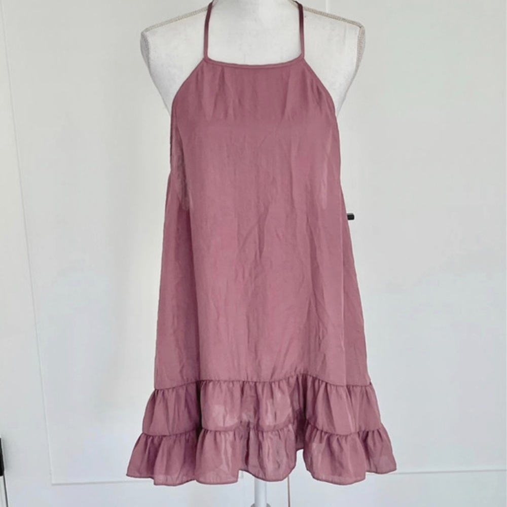 Mauve Ruffle Dress